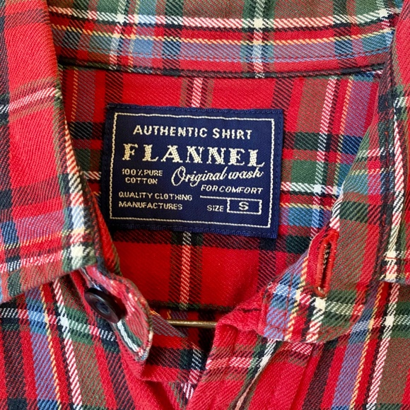 Authentic Vintage Flannel Shirt in EUC - Picture 3 of 3